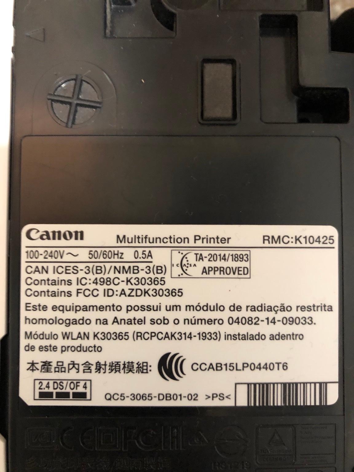 Canon Multifunction Printer RMC K10425 in RM12 London for £20.00 for