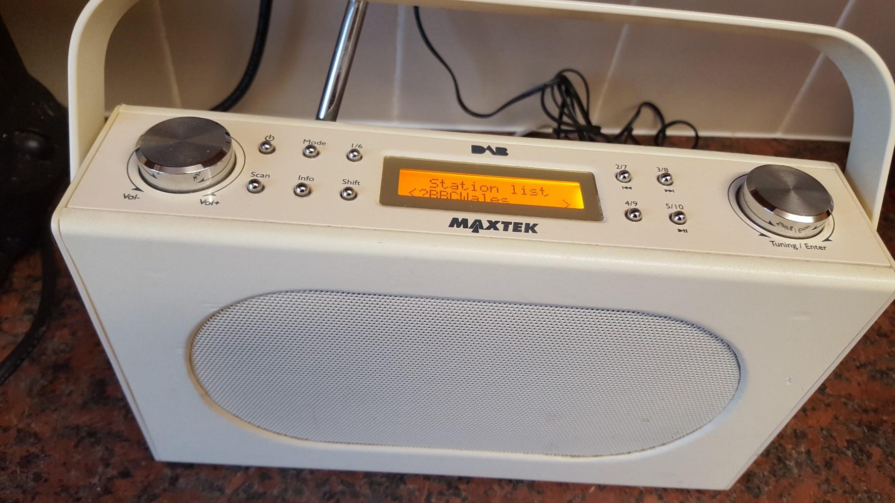 maxtek portable DAB/FM Bluetooth Radio in M12 Manchester für 20,00