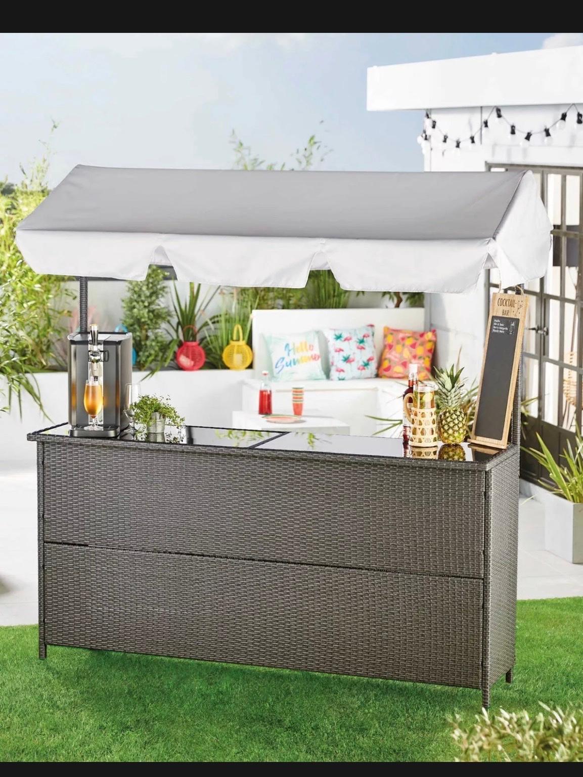 New Aldi Garden Bar Rattan Outdoor Furniture in NG4 Gedling for £130.00