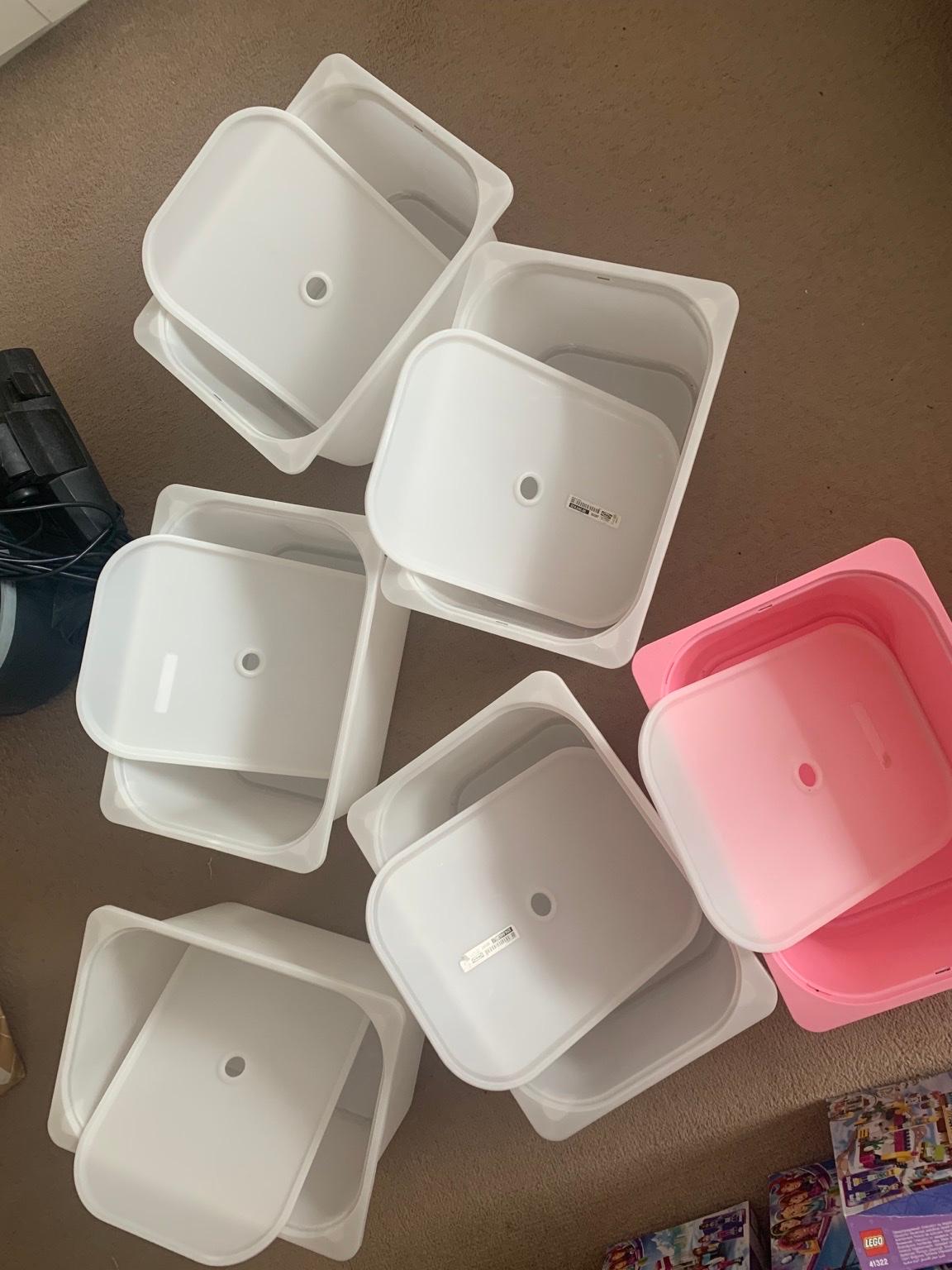 IKEA Trofast boxes and lids x6 in SE13 London Borough of Lewisham for £