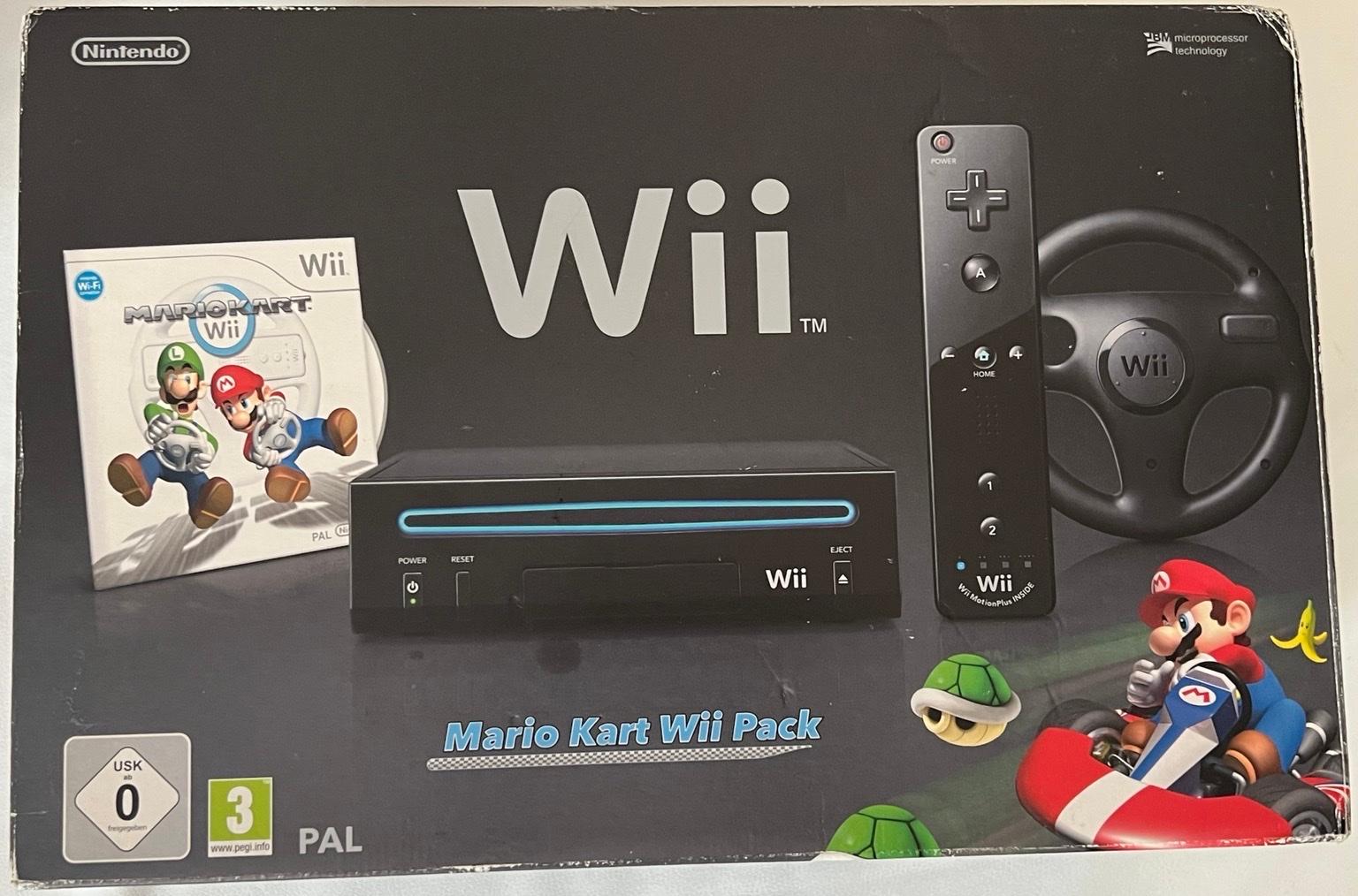 Nintendo Wii Mario Kart Wii Pack • Komplett! in 55122 Mainz für 60,00