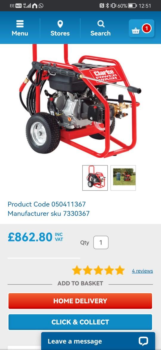 petrol jet wash in Stafford for £550.00 for sale Shpock
