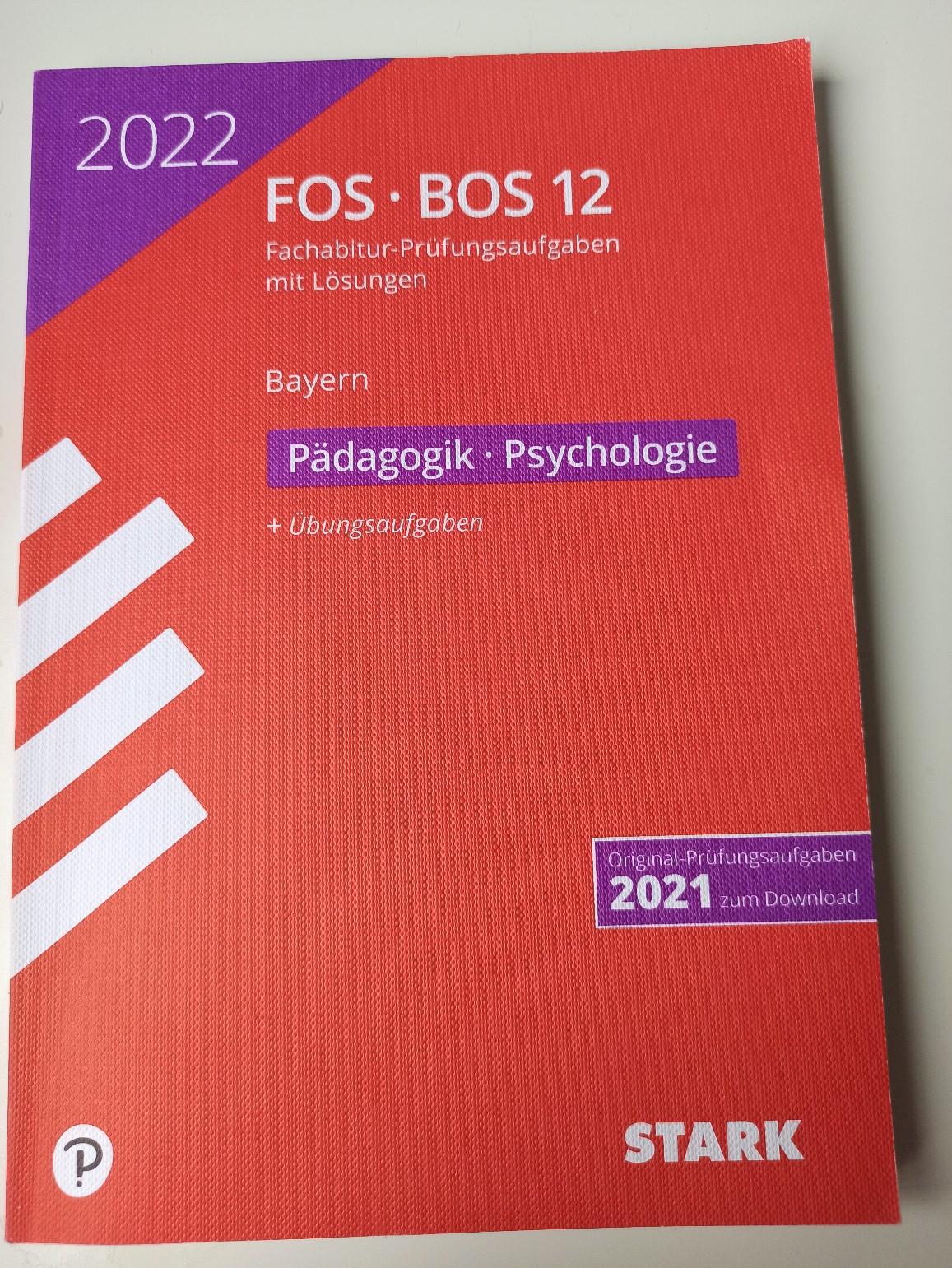 Starkbuch 2022 Fachabitur bayern 12. Klasse in 81541 München for €8.00