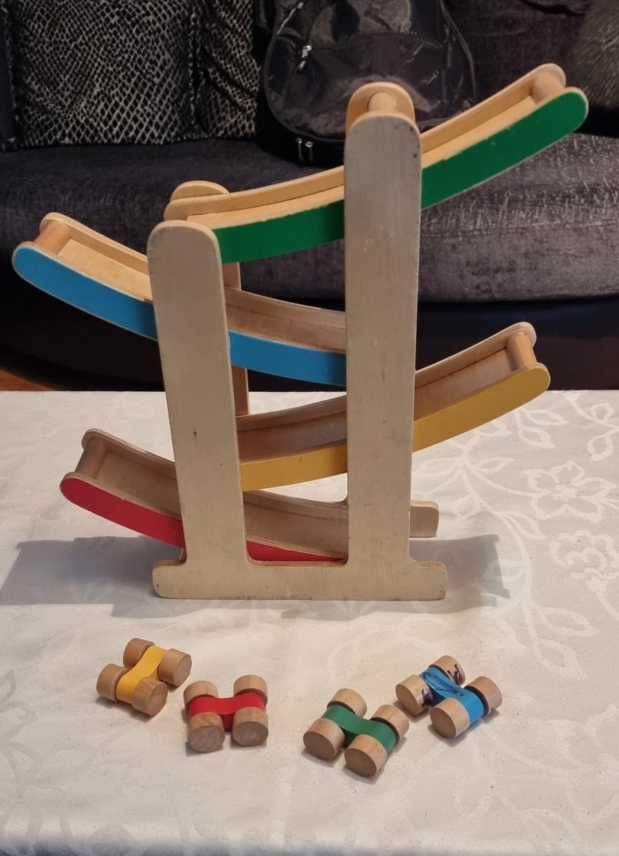 Wooden zig zag car slider in WV2 Wolverhampton für 2,50 £ zum Verkauf