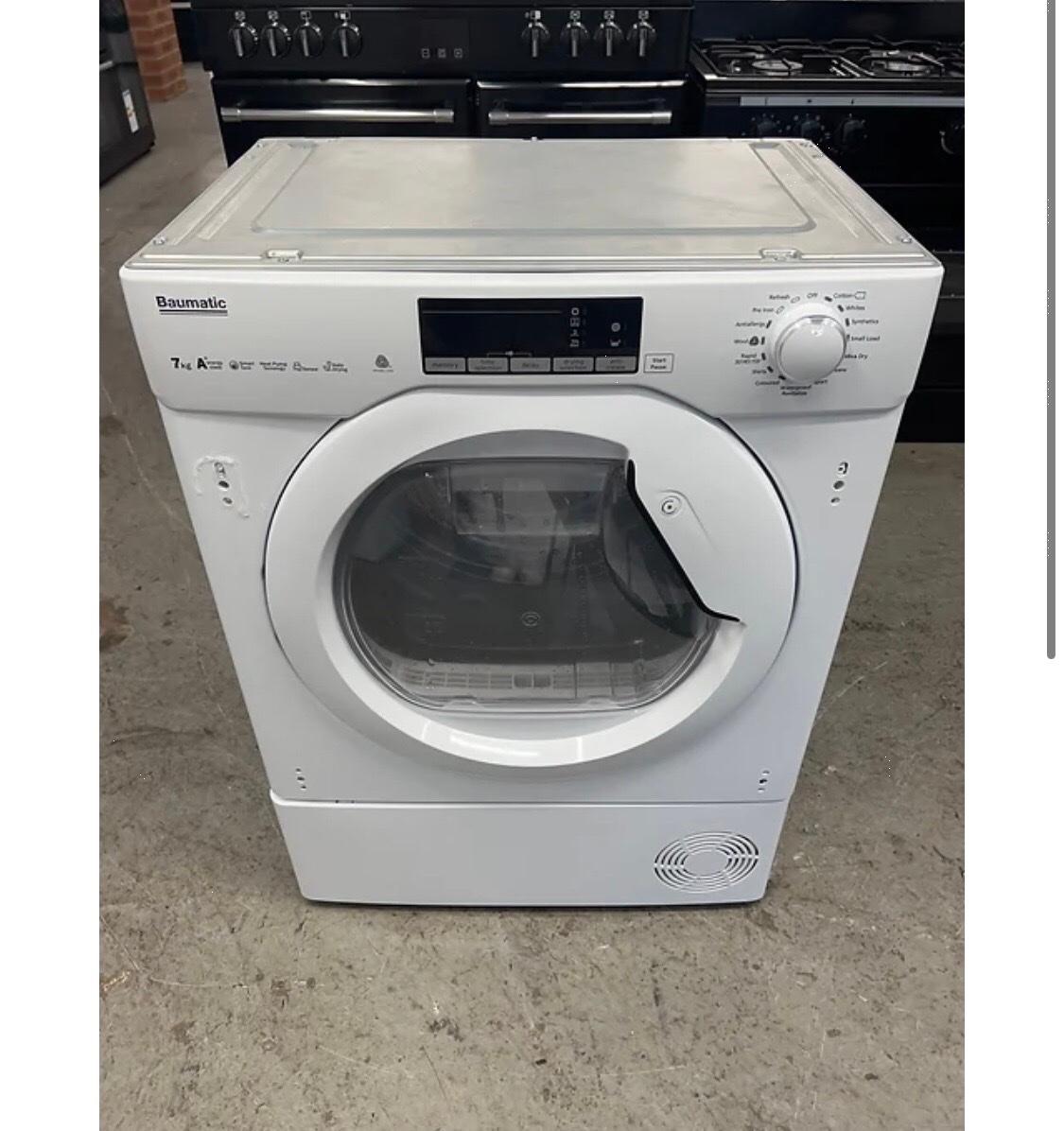 106) BAUMATIC INTEGRATED 7KG HEAT PUMP DRYER in Wv10 9ds Wolverhampton