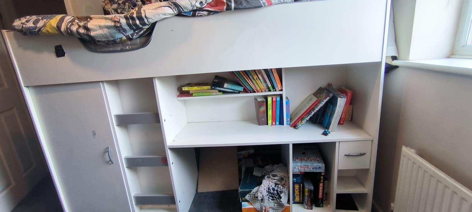 cabin bed with desk in B77 Tamworth for £50.00 for sale Shpock