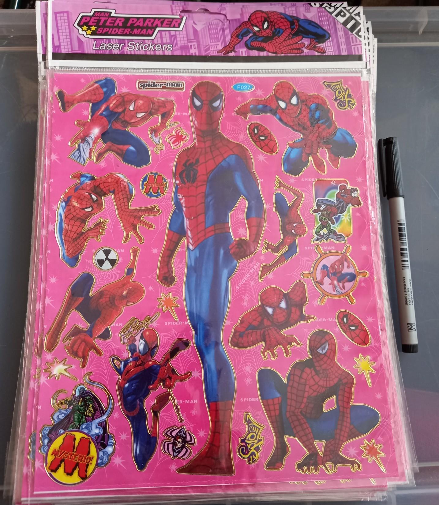 spiderman stickers. new in B69 Sandwell für 1,00 £ zum Verkauf Shpock DE