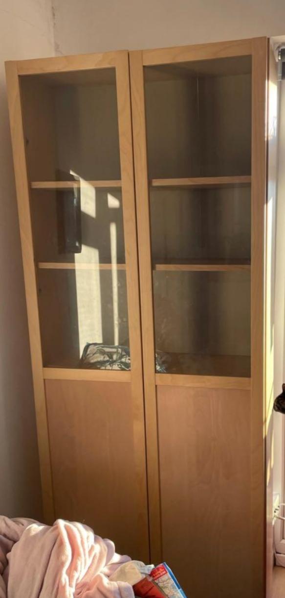 IKEA BILLY Bookcase w OLSBO panel/glass doors in N10 for £50.00
