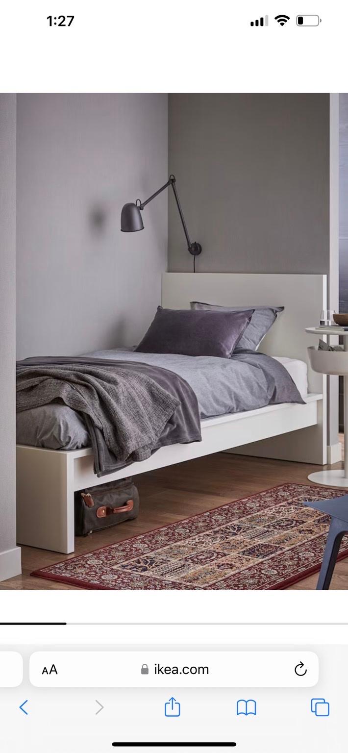 IKEA MALM BED SINGLE WITH MATTRESS in IG2 London für 50,00 £ zum