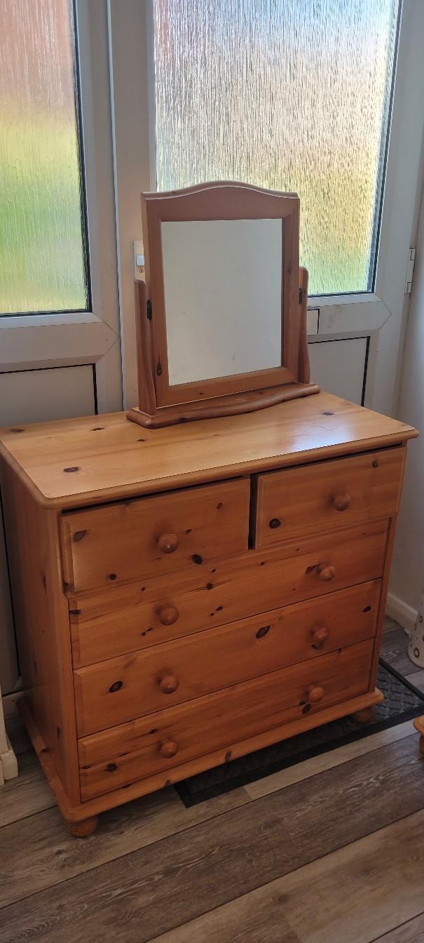 pine bedroom set in BS48 Nailsea for £120.00 for sale Shpock