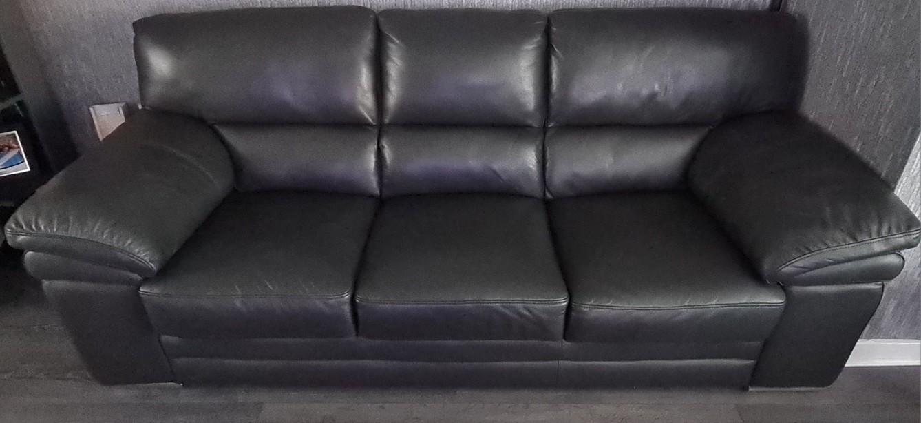 leather 3 & 2 seater sofa in G31 Glasgow for £1,000.00 for sale Shpock