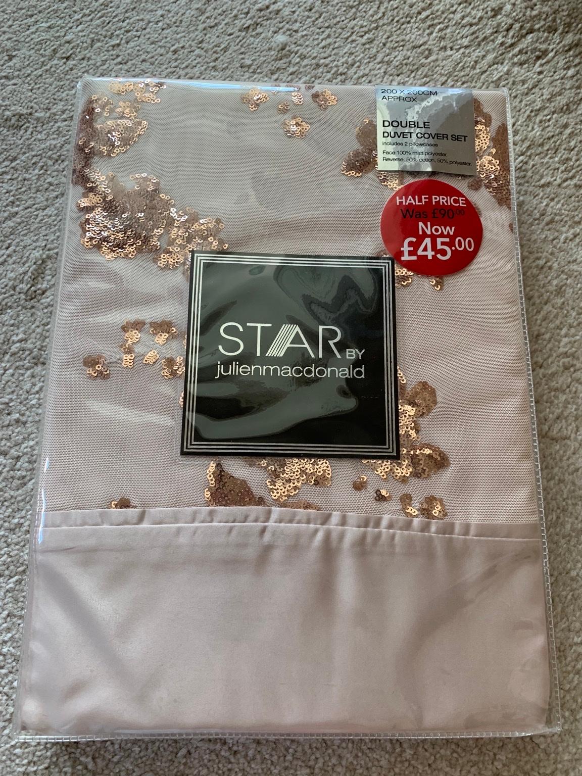 STAR by Julien Macdonald Double Duvet Set in B98 Redditch für 15,00