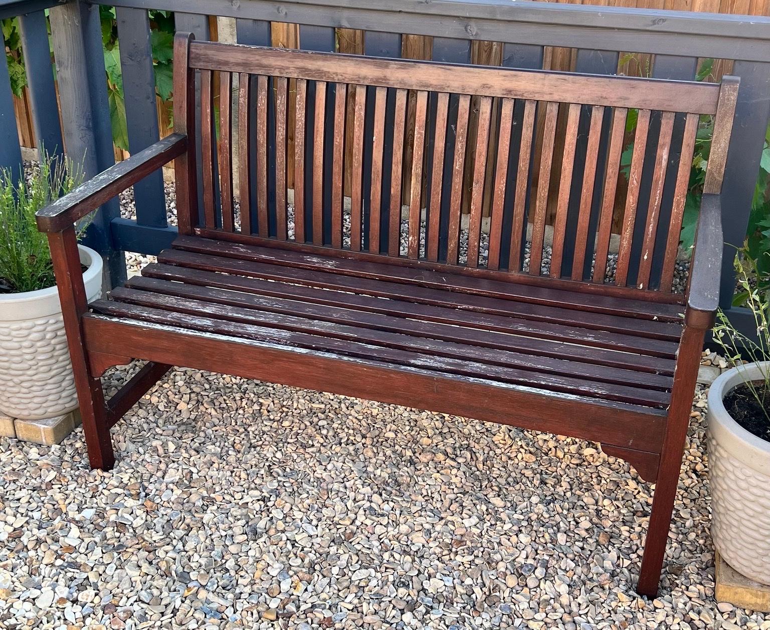 Wooden garden bench in MK42 Elstow for £40.00 for sale Shpock
