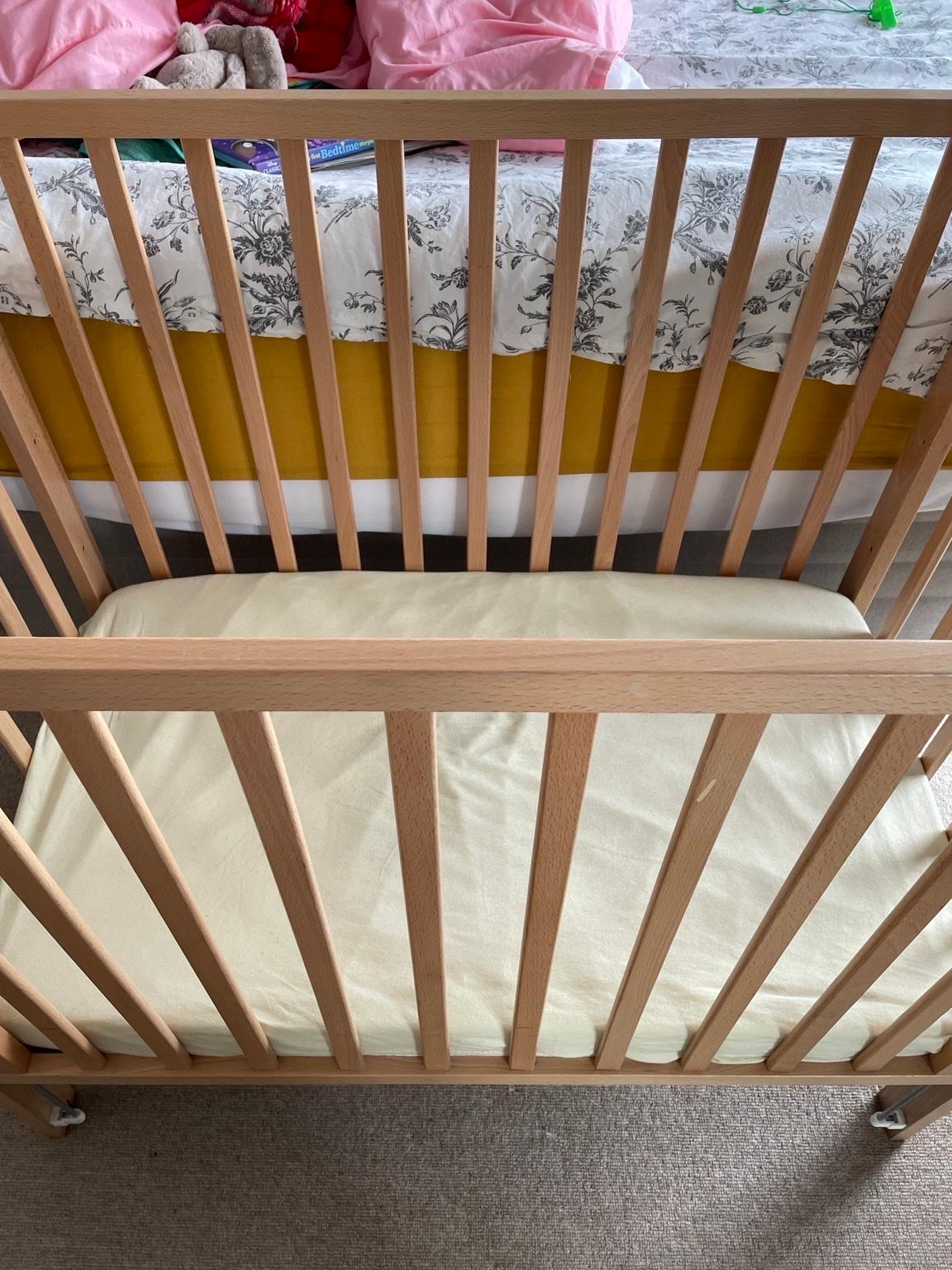 Saplings space saver cot and mattress in EC2Y London for £55.00 for