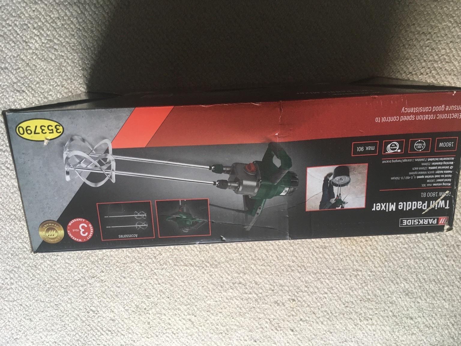 Parkside twin paddle mixer 1800w in M24 Middleton für 150,00 £ zum