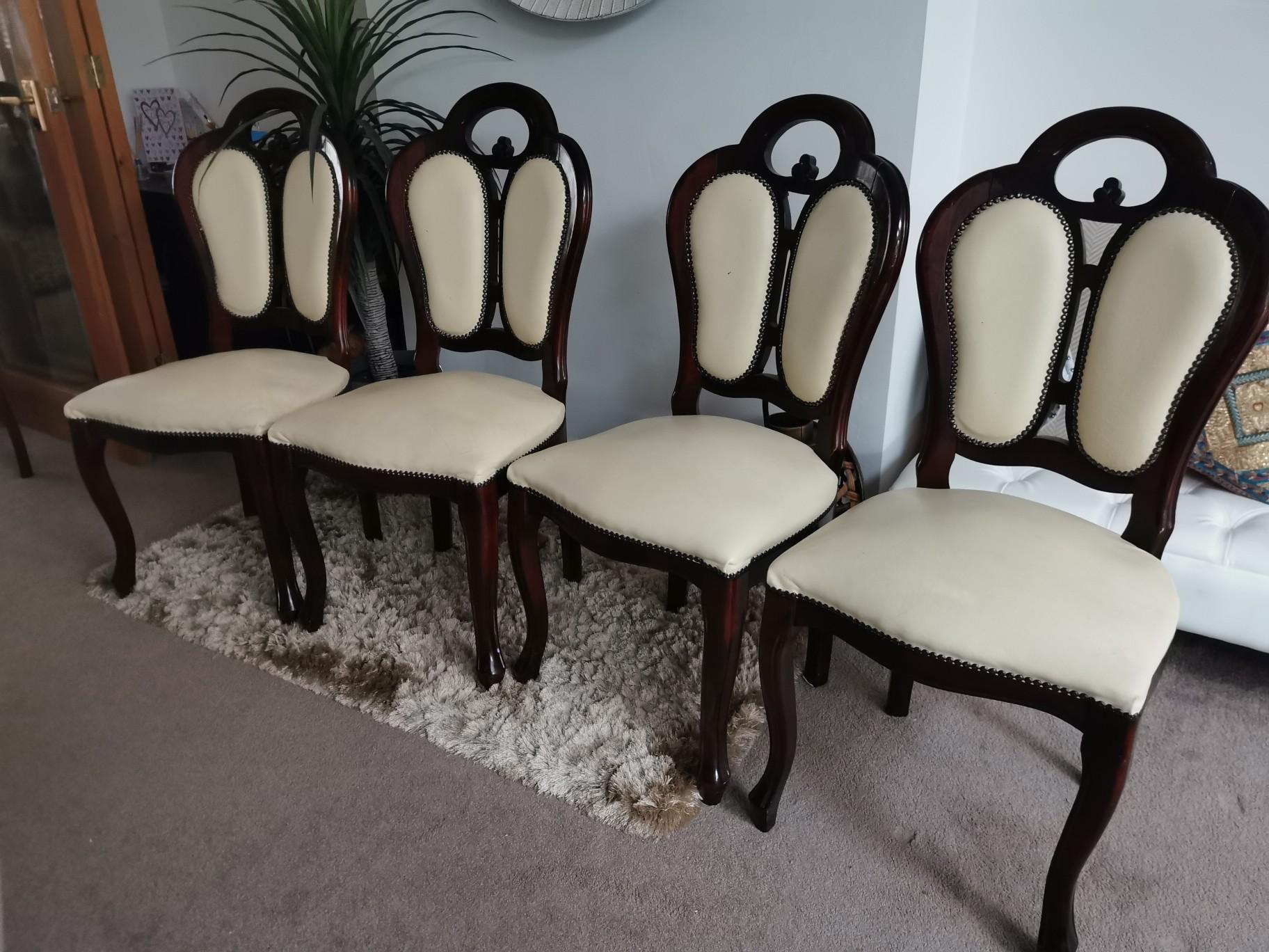 6 leather dining chairs in WV4 Wolverhampton for £100.00 for sale Shpock