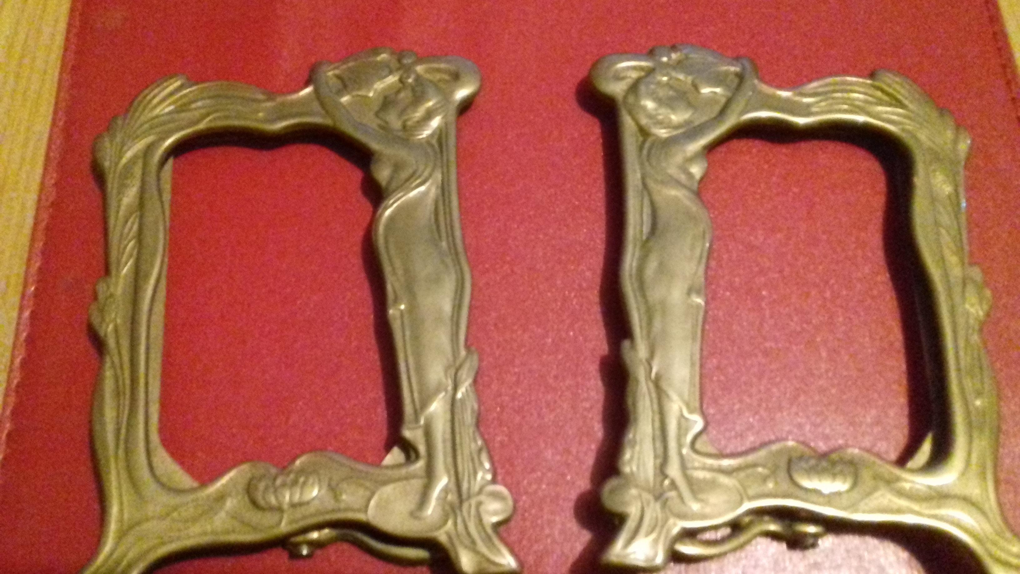 A Pair of Art Deco Brass Photo Frames in NP23 Brynmawr for £20.00 for