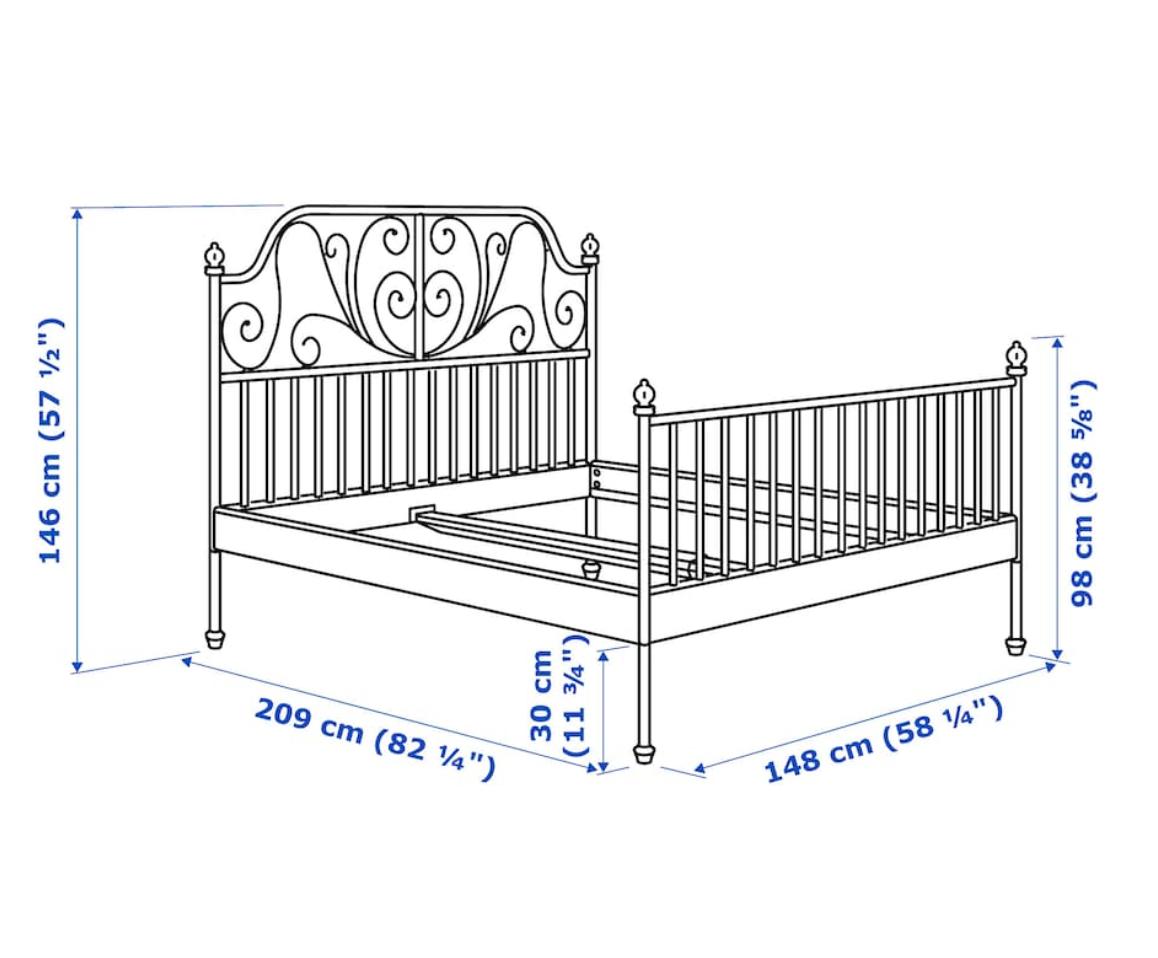 IKEA Double Bed Frame with Slatted base in CR0 London für 65,00 £ zum