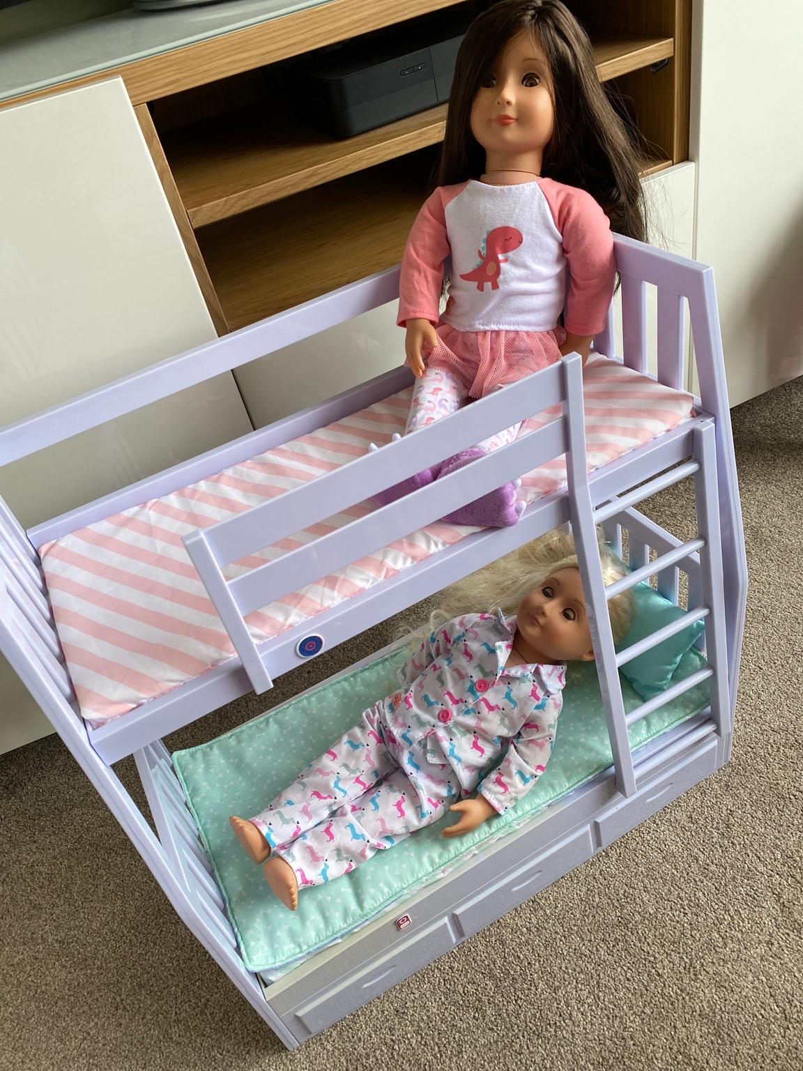 Our generation bunk beds and 2 dolls in L18 Liverpool for £40.00 for