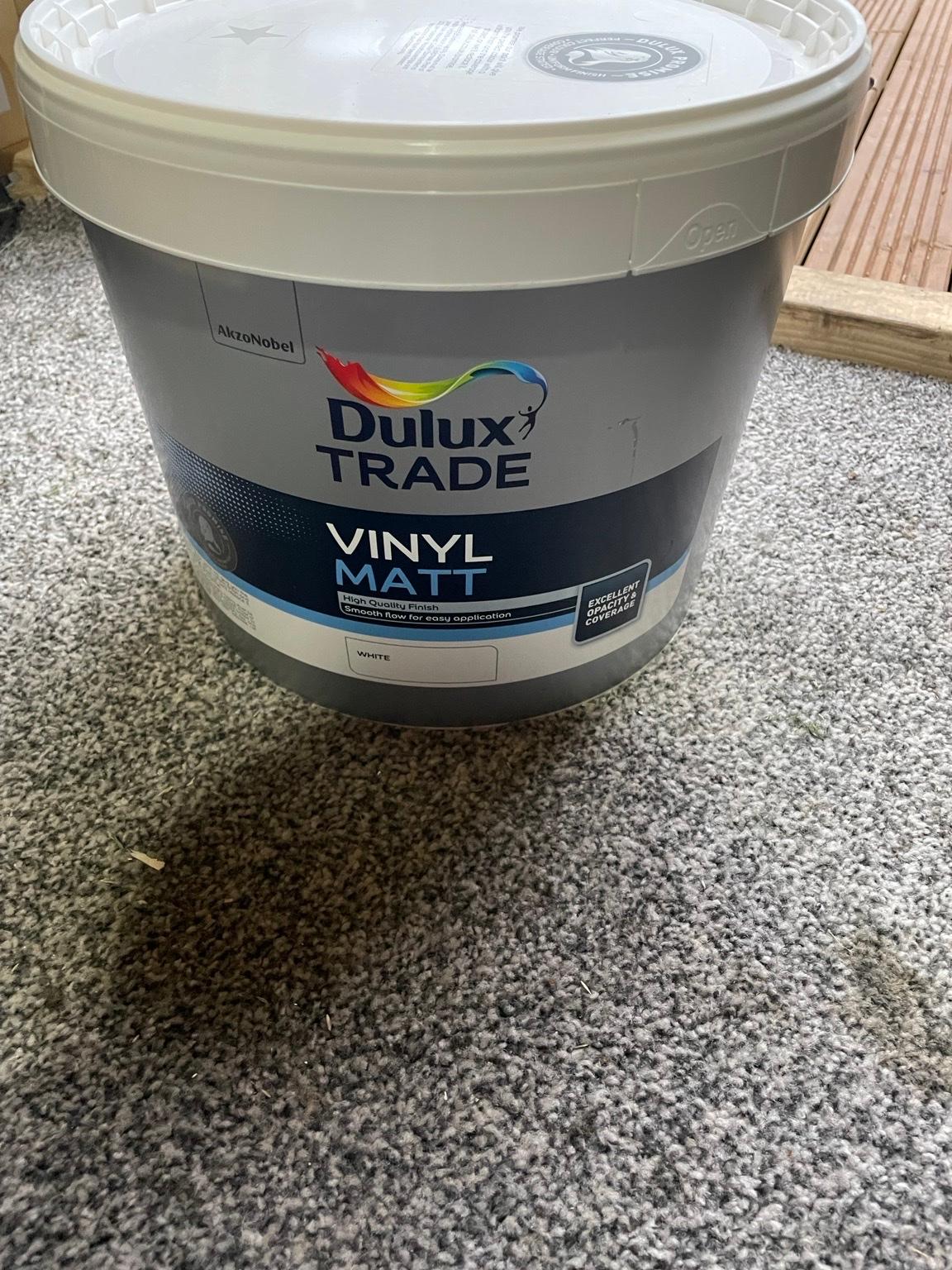 Dulux vinyl Matt white emulsion in WS2 Bloxwich für 20,00 £ zum Verkauf