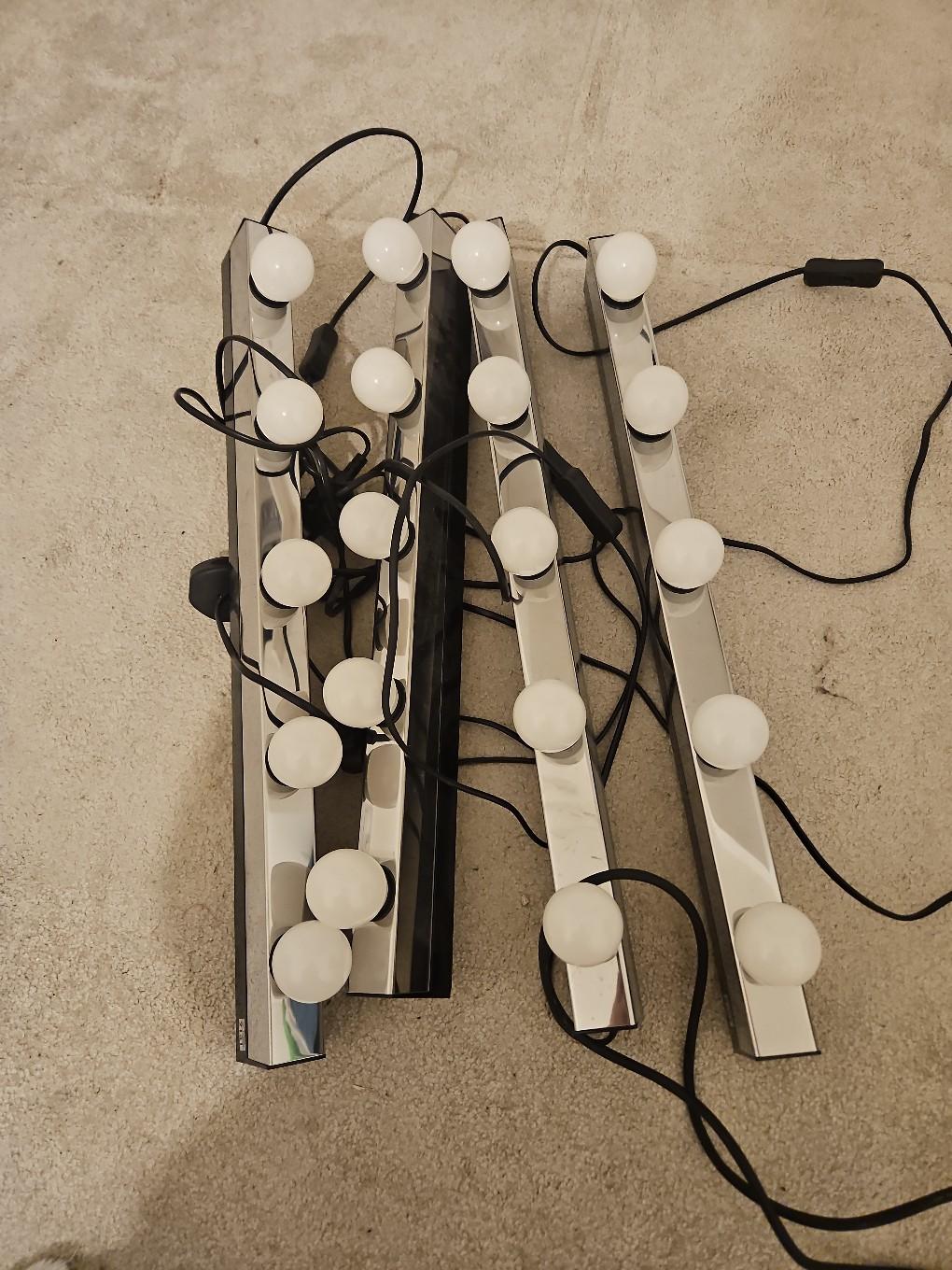 IKEA Hollywood mirror lights. in ME19 Malling für £ 10,00 zum Verkauf