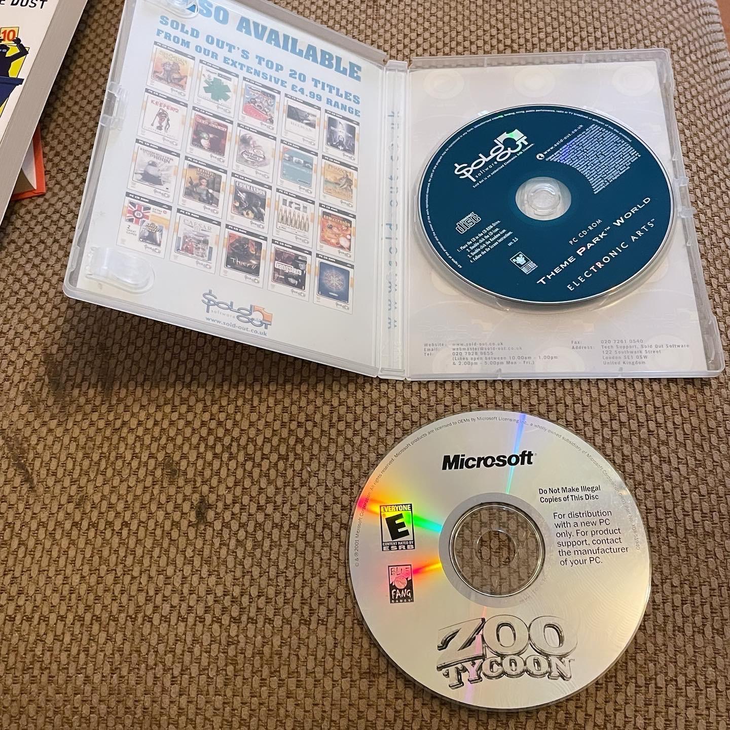 PC CDROM Games Theme Park “World” in BH23 Christchurch for £6.00 for