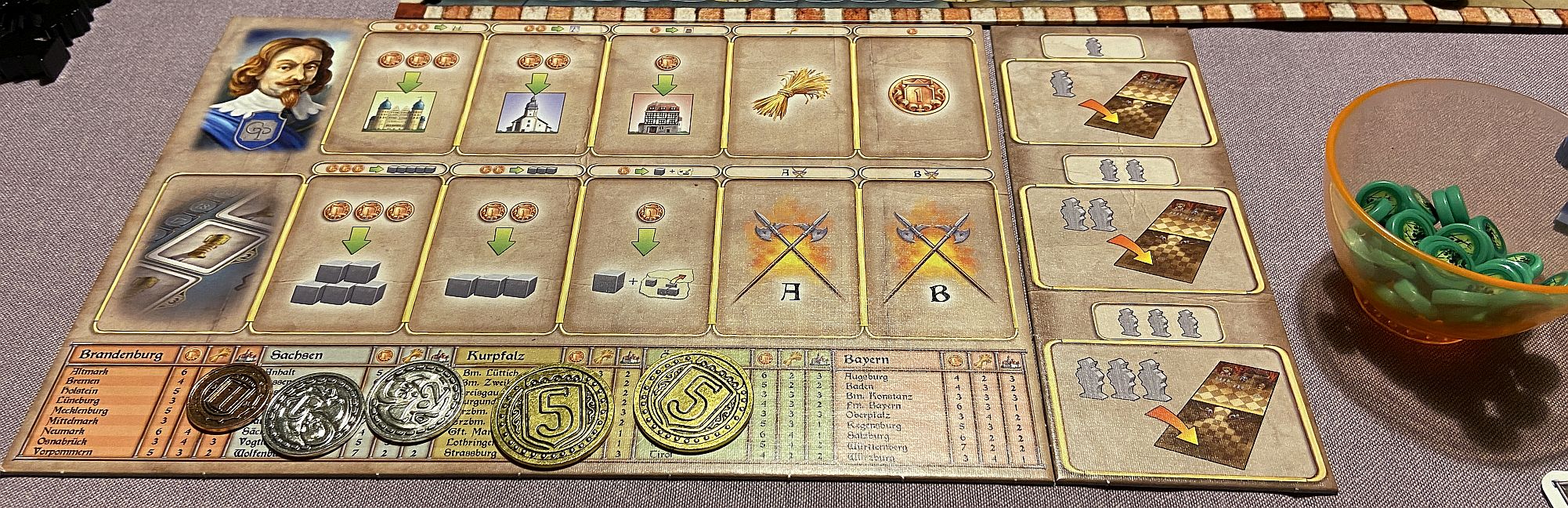 Wallenstein initial impressions and session reports The Boardgames