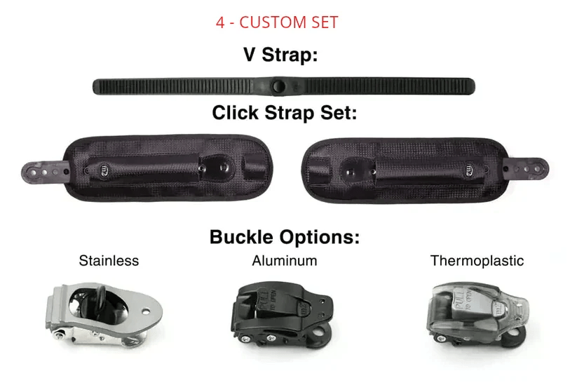 Ratcheting Padded “CLICK STRAPS®” m2corp