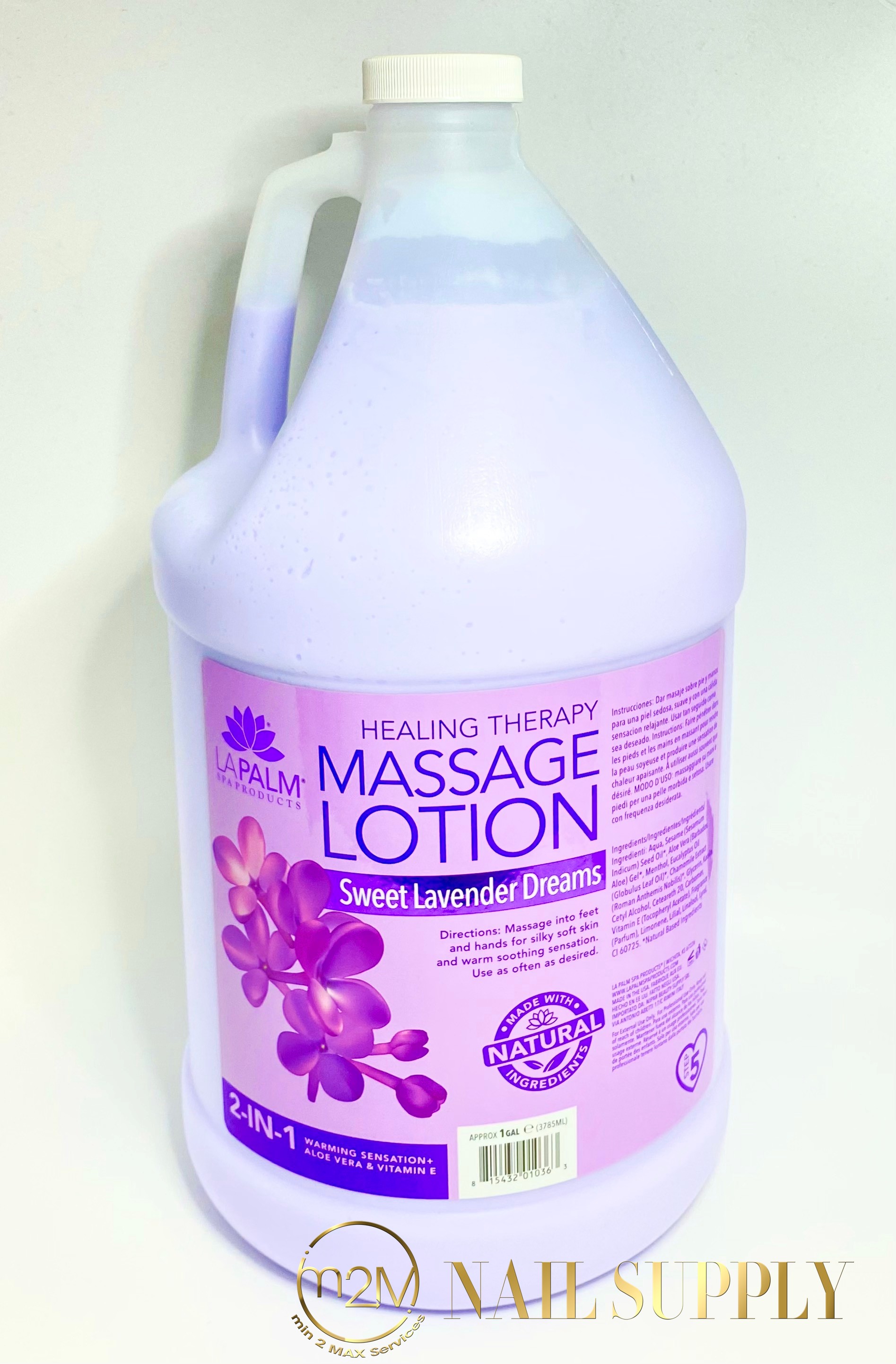 La Palm Lotion Lavender M2M Nail Supply