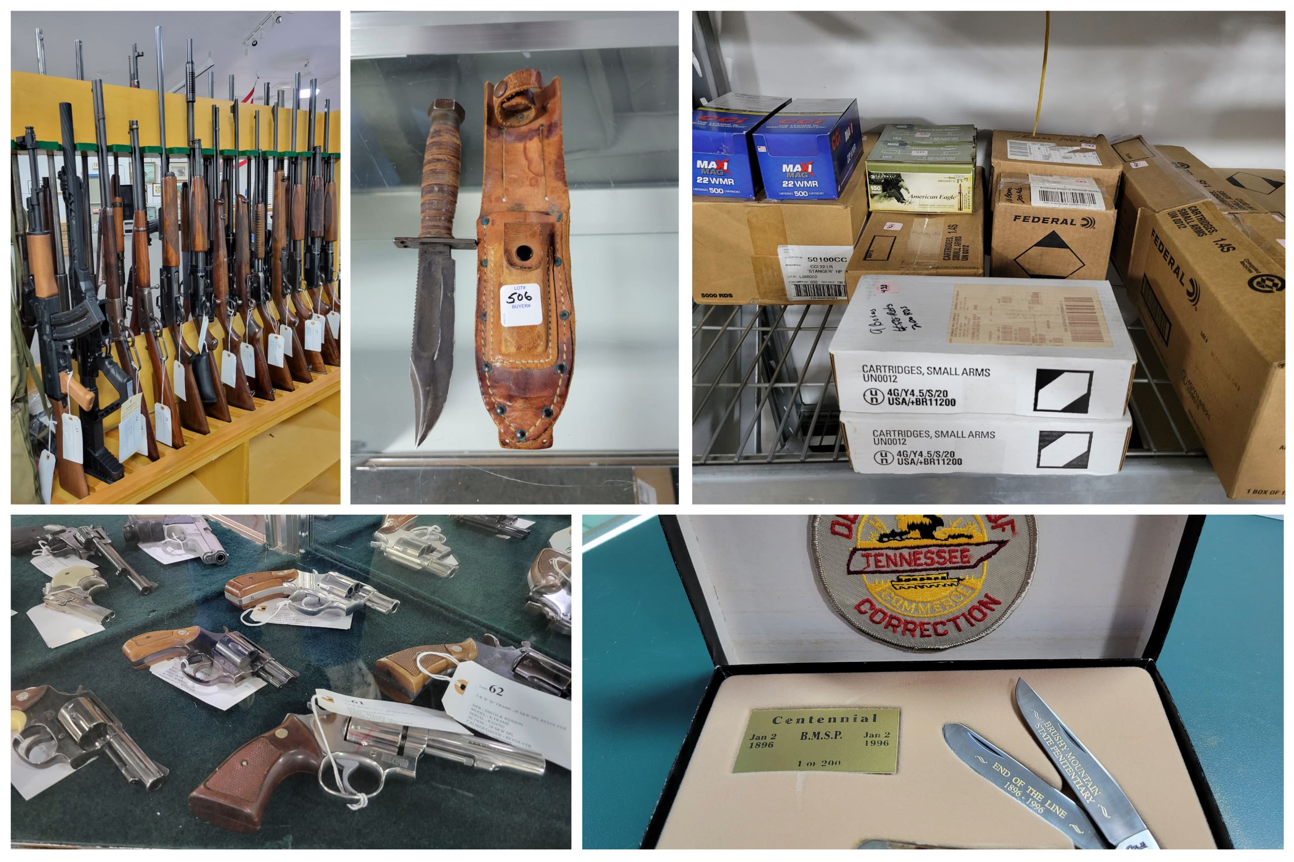 March 19 Firearms, Ammunition and Knives!! Powell Auction & Realty