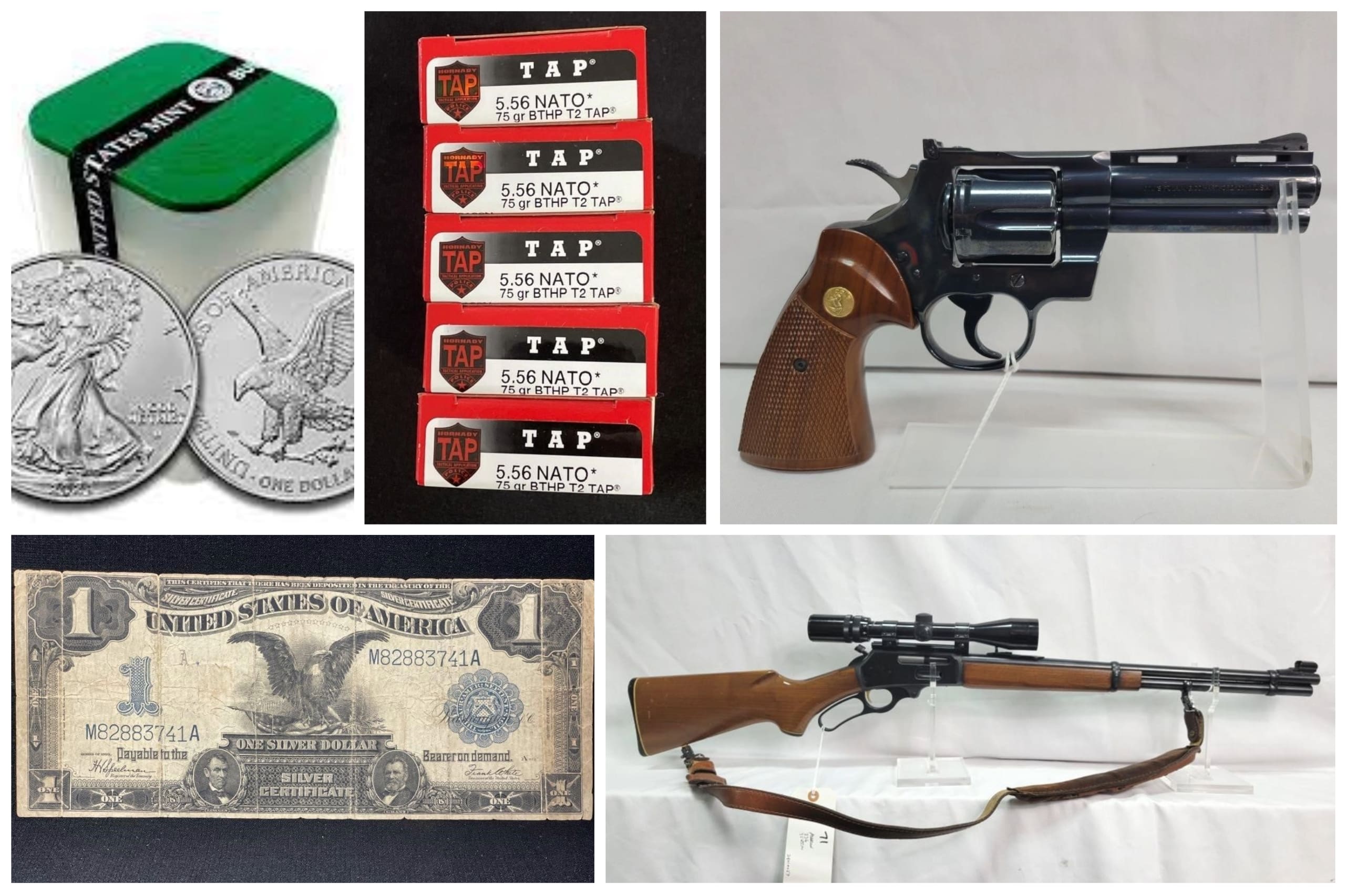 January 28 Firearms, Ammunition and Coins!! Powell Auction & Realty