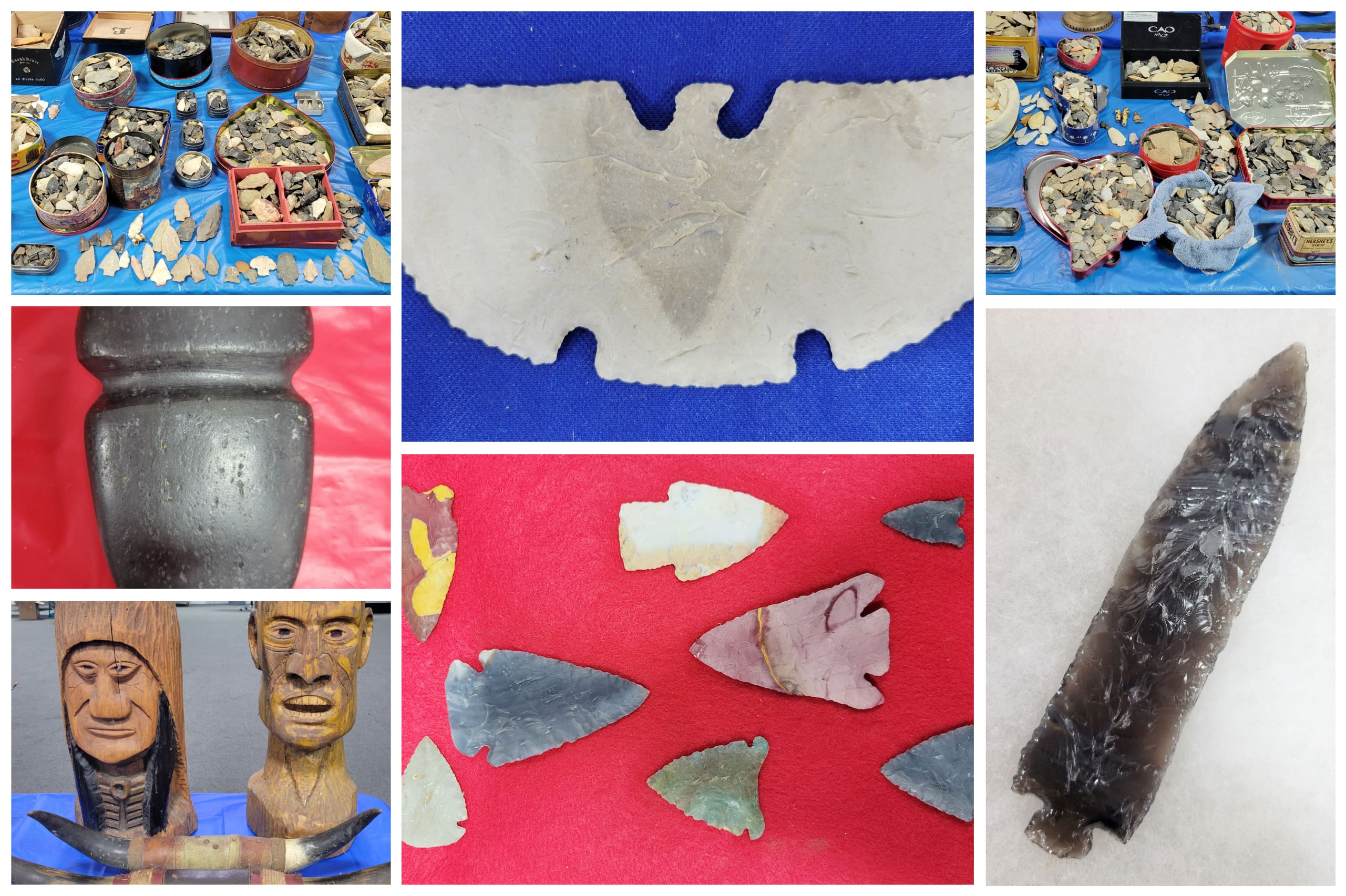 Upper East TN Estate Collection of Native American Artifacts Online