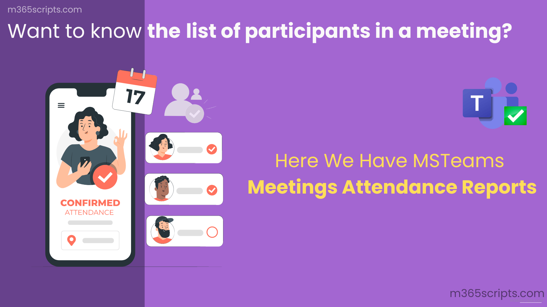 How to get details of users who attended the Teams meeting?