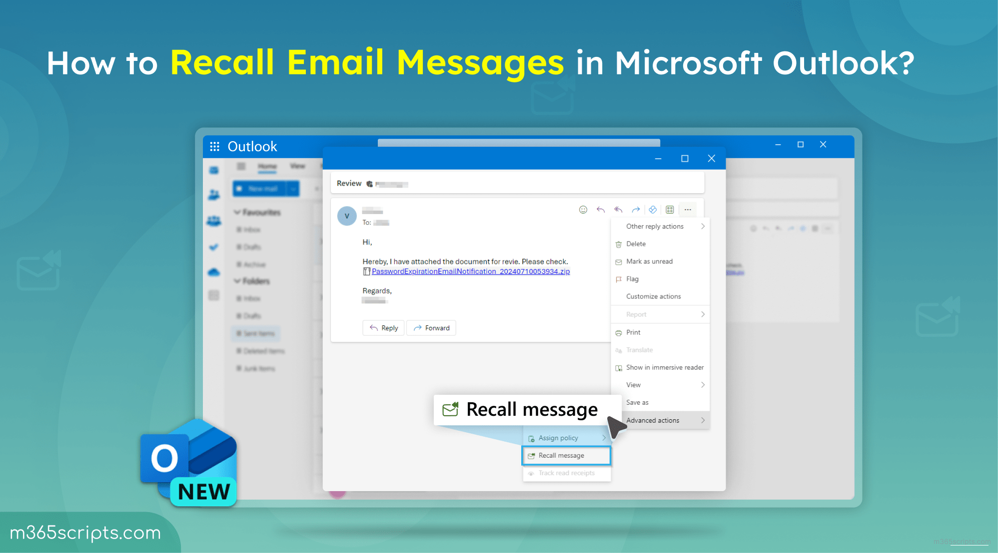 How to Recall Emails in Microsoft Outlook