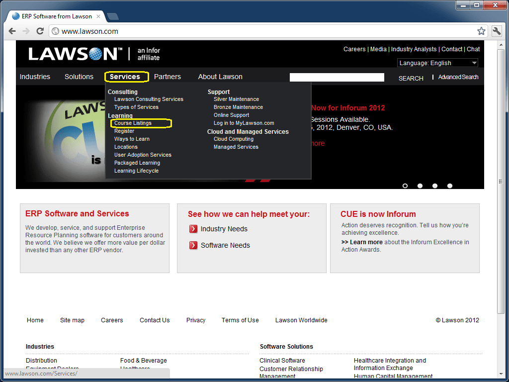 Lawson Learning courses M3 ideas