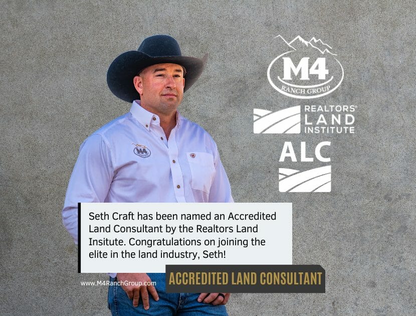 Seth Craft Recognized as Accredited Land Consultant — M4 Ranch Group