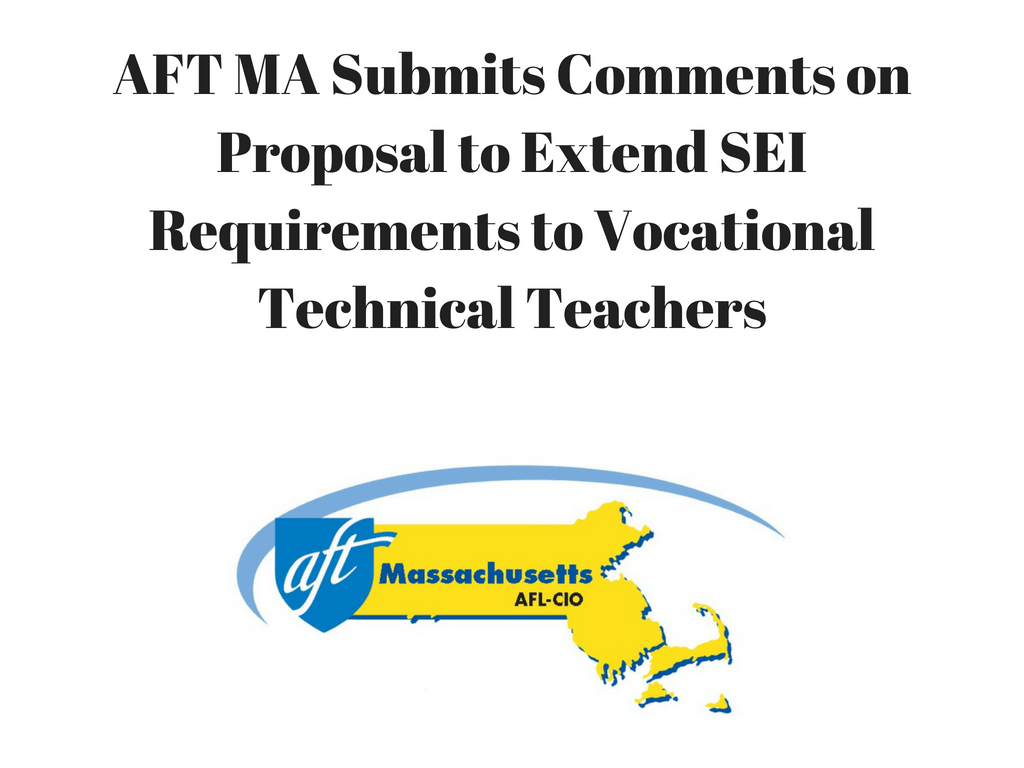 AFT MA Submits Comments on Proposal to Extend SEI Endorsement