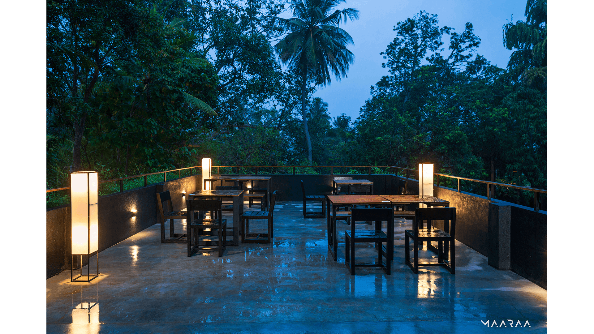 ‘Watergate’ Restaurant at Medirigiriya / Hospitality Maaraa