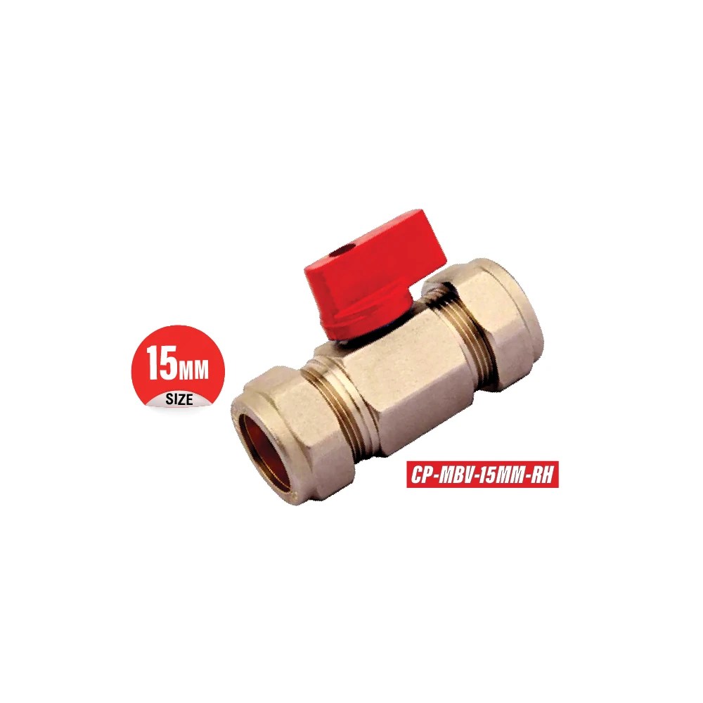 Copper Mini Ball Valve Faucets MAAT Sanitary Ware