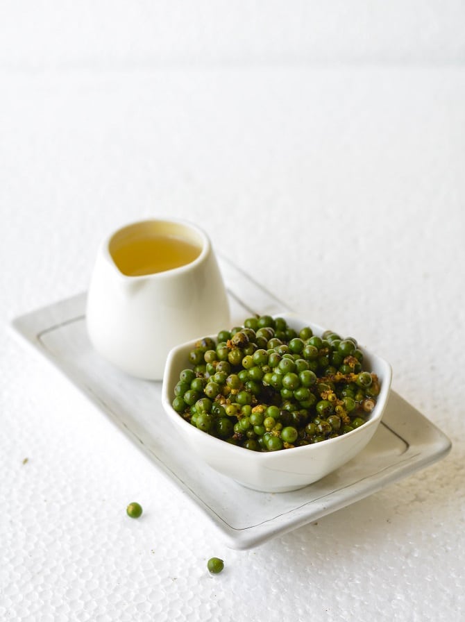 Fresh Green Peppercorns Pickle, Hari Kali mirch Ka Achar » Maayeka