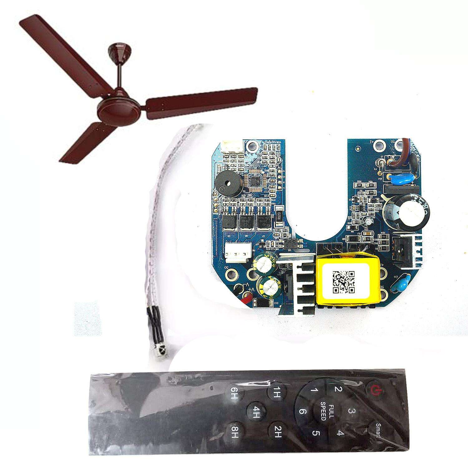 Universal Solar AC/DC 12V Ceiling Fan BIG High Power Circuit Remote