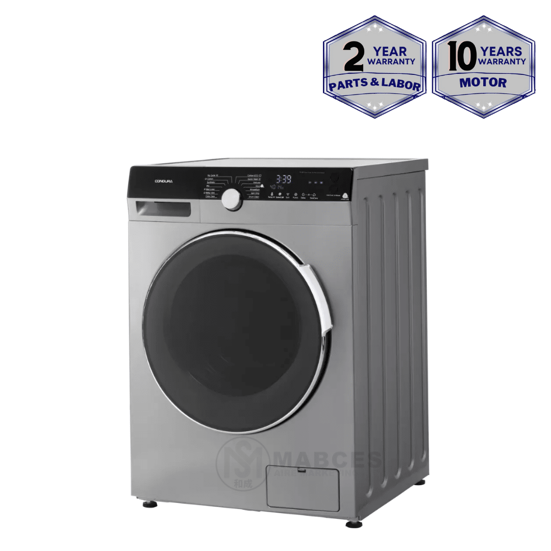 Condura 8.5kg AquaCare Front Load Washing Machine CWM8.5FLWi Mabces