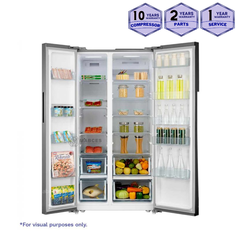 Fujidenzo 24 cu.ft. HD Inverter No Frost Side by Side Refrigerator ISR