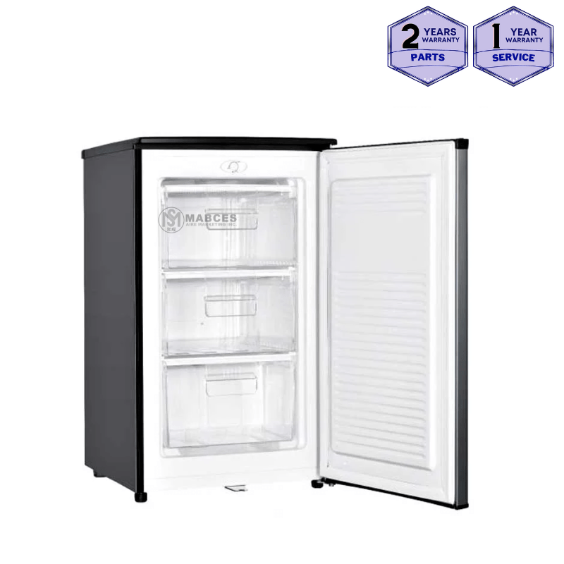 Fujidenzo 3.5cu ft Upright Freezer w/ lock UF 35 SS Mabces Appliances