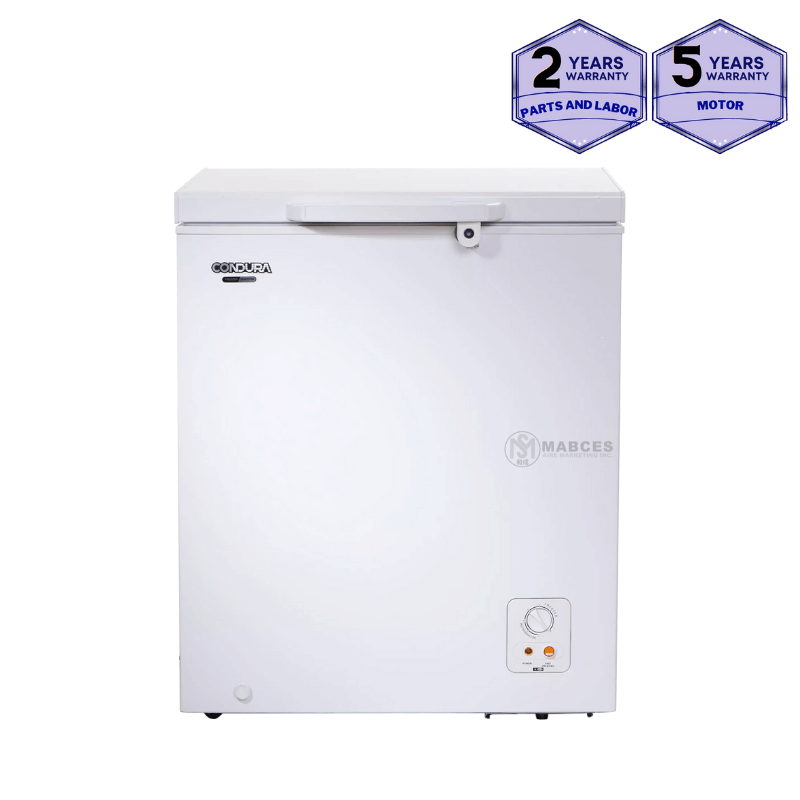 Condura 5.0 cu. ft. Chest Freezer Inverter Pro CCF150Ri Mabces
