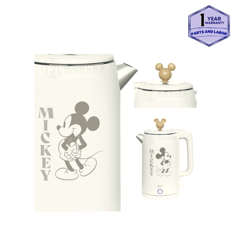 Asahi 1.75 Liters Disney Electric Kettle DEK103 Mabces Appliances