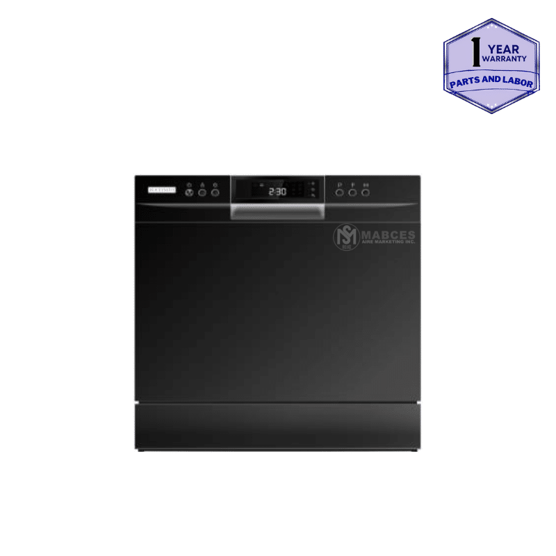 Maximus Jumbo Tabletop Dishwasher Black MAX002JB Mabces Appliances