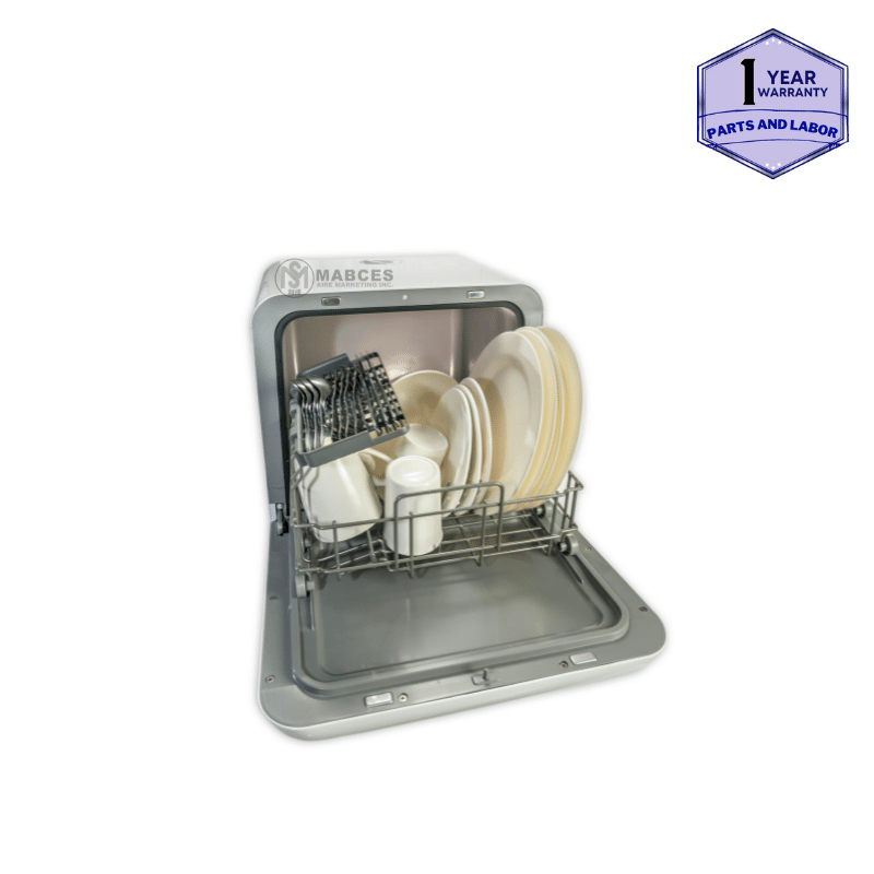 Maximus Mini Tabletop Dishwasher White MAX004M