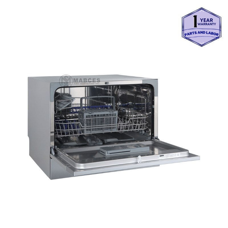 Maximus Tabletop Dishwasher Silver MAX005V Mabces Appliances Online