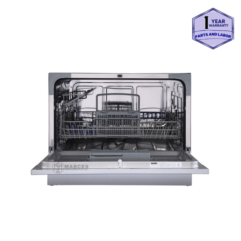 Maximus Tabletop Dishwasher Silver MAX005V Mabces Appliances Online